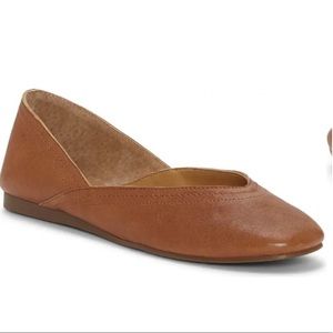 Lucky Brand Alba Skimmer Tan Flats Size 11 Leather